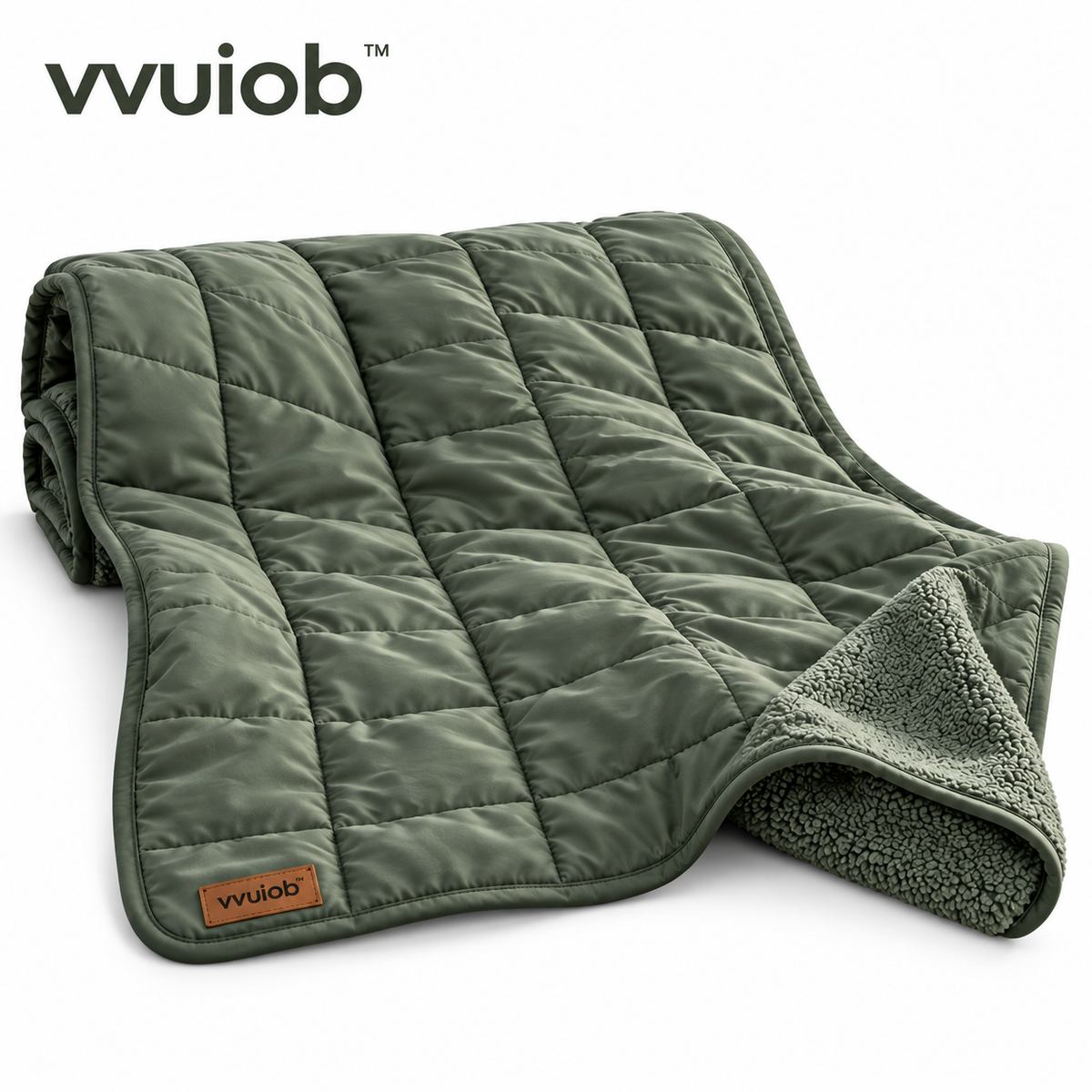 vvuiob™ TerraSoft Outdoor Picnic Blanket – Packable Quilted Camping Throw for Parks, Travel & Cozy Evenings