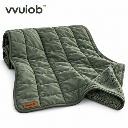 vvuiob™ TerraSoft Outdoor Picnic Blanket – Packable Quilted Camping Throw for Parks, Travel & Cozy Evenings