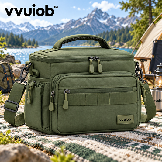 vvuiob™ VoyagerFold Travel Gear Organizer Bag – Multi-Pocket Outdoor Utility Storage Bag for Camping & Road Trips
